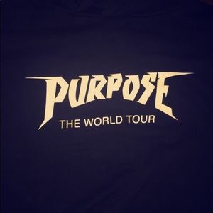 Cropped Purpose Tour hoodie